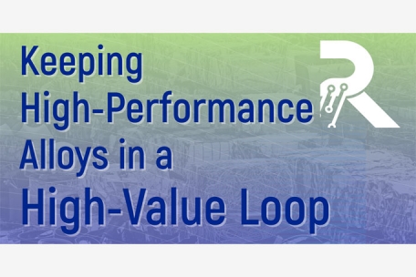 How can high-performance alloys be kept in a high-value loop?